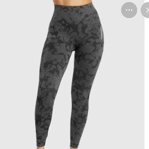 Gymshark Charcoal Camo Leggings
